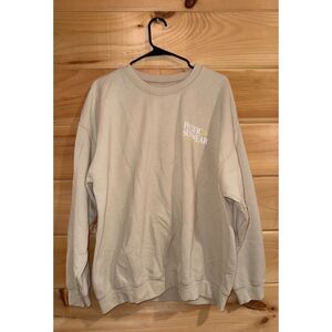 Women's Tan "Pacific Sunwear" Graphic Crewneck